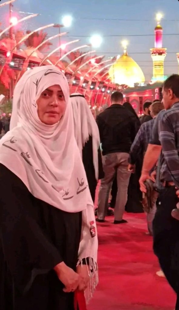 Sadia Imam New Pictures From Karbala, Iraq