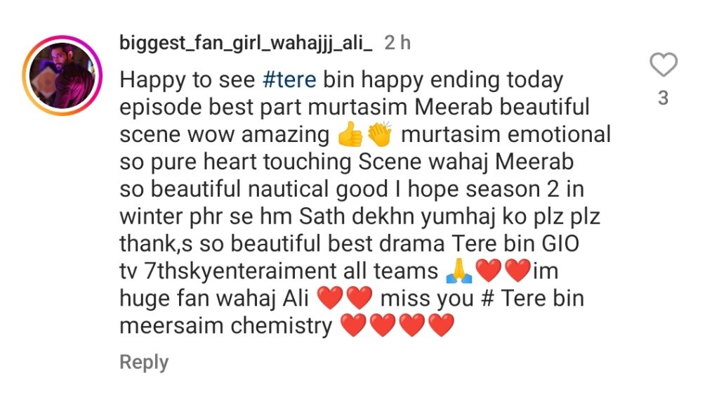 Tere Bin Last Episode Public Reaction