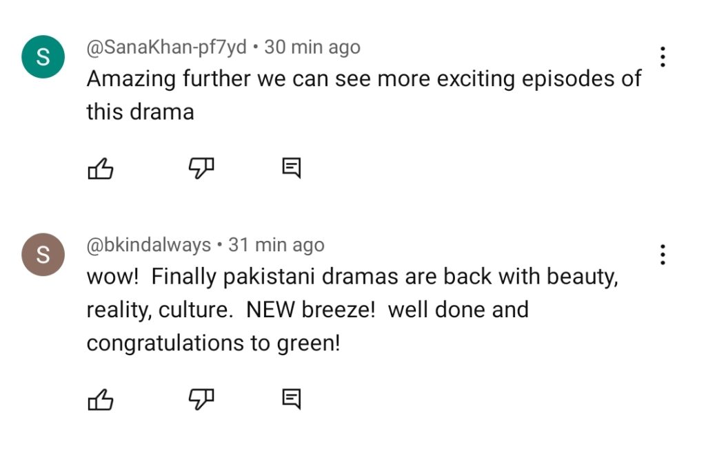 Tumharey Husn Kay Naam Episode 1 Gets Public Praise