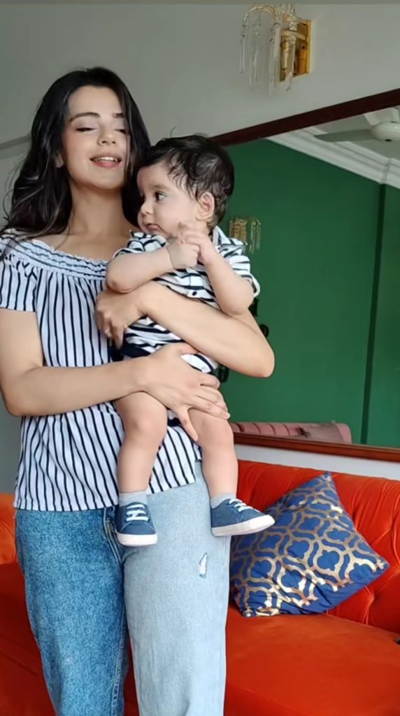 Srha Asghar New Pictures With Her Cute Son Ehaan