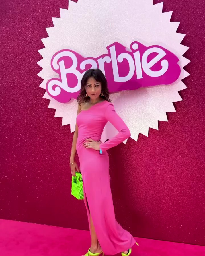 Ainy Jaffri Attends Barbie Premiere And Wimbledon In London