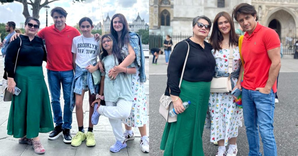 Ali Zafar Vacations In London With His Family