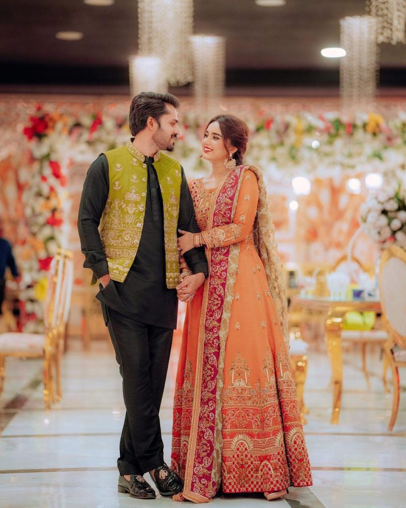 Tiktok Stars Share Their HD Pictures From Sehar Hayat's Mehndi Event