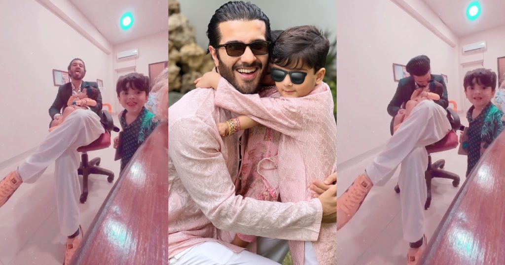 Feroze Khan Shares Sweetest Video With His Children