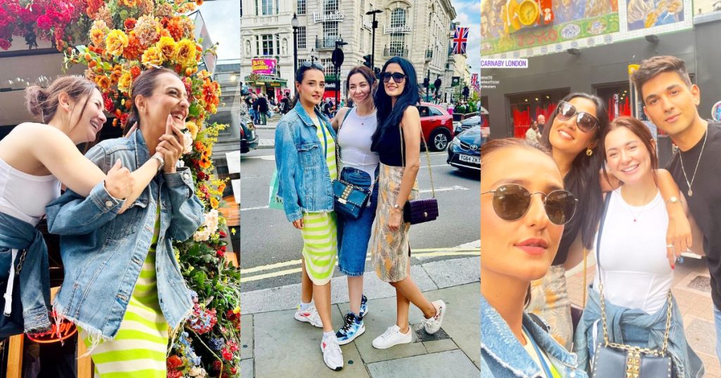 Hania Aamir And Momal Sheikh Vacation In London