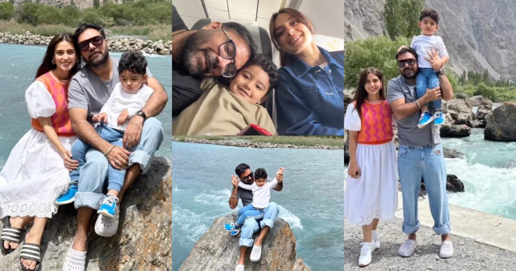 Iqra Aziz And Yasir Hussain's Beautiful Family Vacation In Skardu