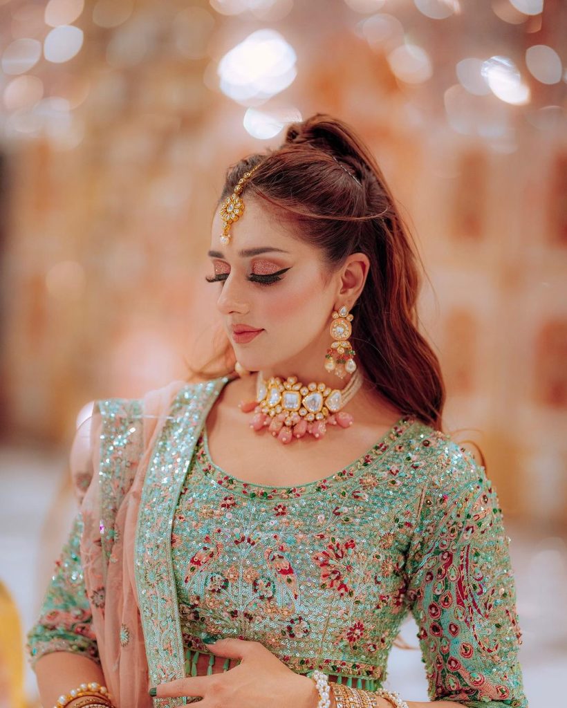 Tiktok Stars Share Their HD Pictures From Sehar Hayat's Mehndi Event