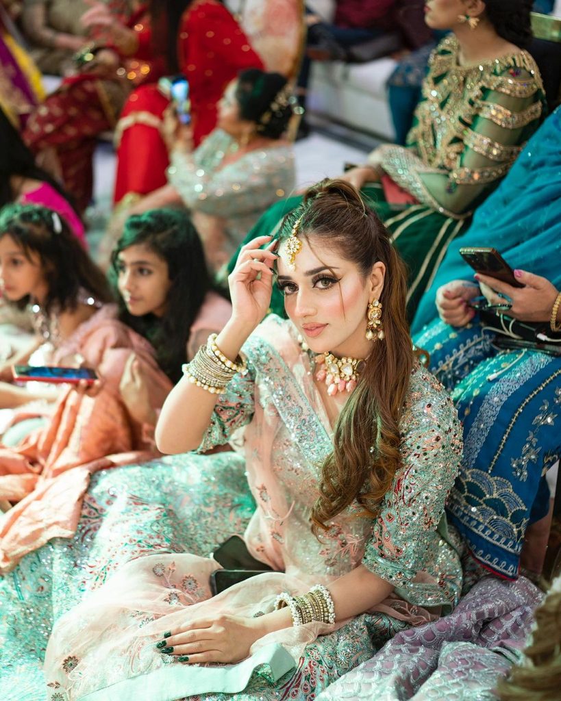 Tiktok Stars Share Their HD Pictures From Sehar Hayat's Mehndi Event