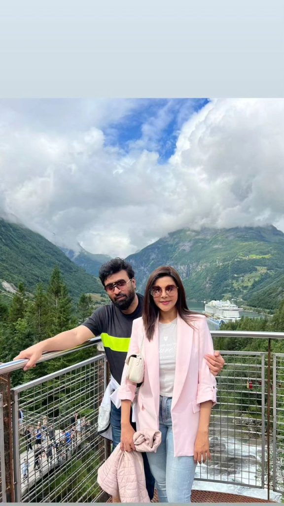 Nida Yasir And Yasir Nawaz In Norway For Vacations