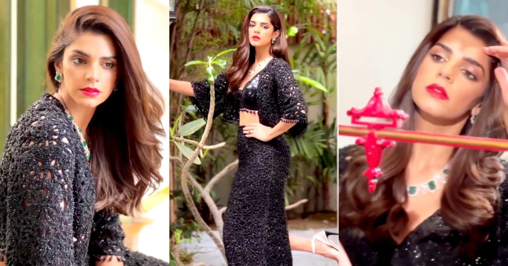 Sanam Saeed Stuns In Black In Her Latest Shoot