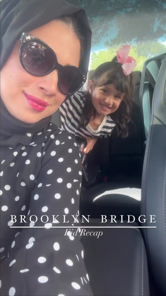 Sidra Batool Shares Beautiful Family Clicks From Brooklyn Bridge