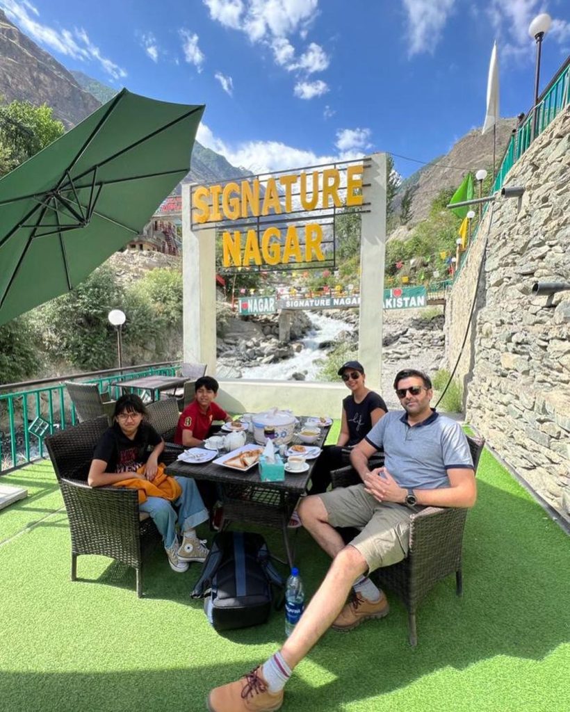 Sunita Marshall And Hassan Ahmed Take Their Kids To Baltit Fort