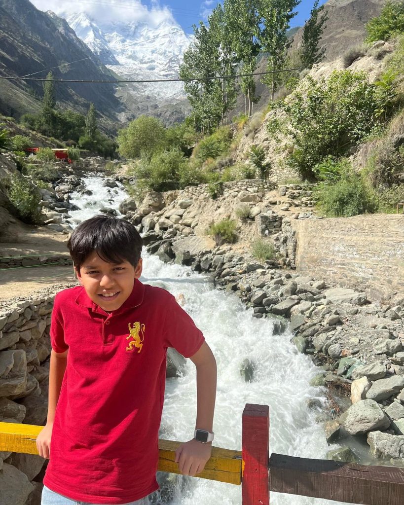 Sunita Marshall And Hassan Ahmed Take Their Kids To Baltit Fort