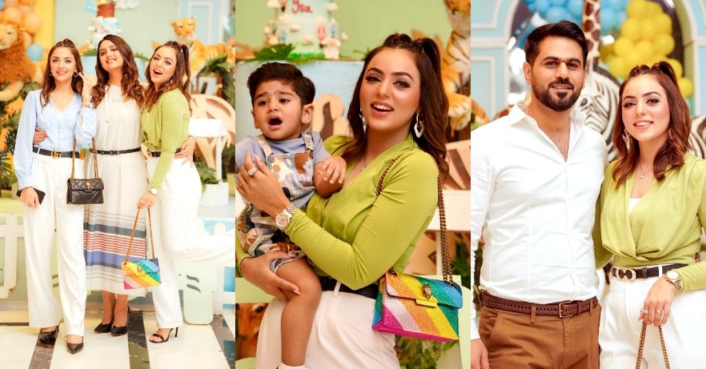 Maryam Noor Pictures With Husband From Her Nephew's Birthday