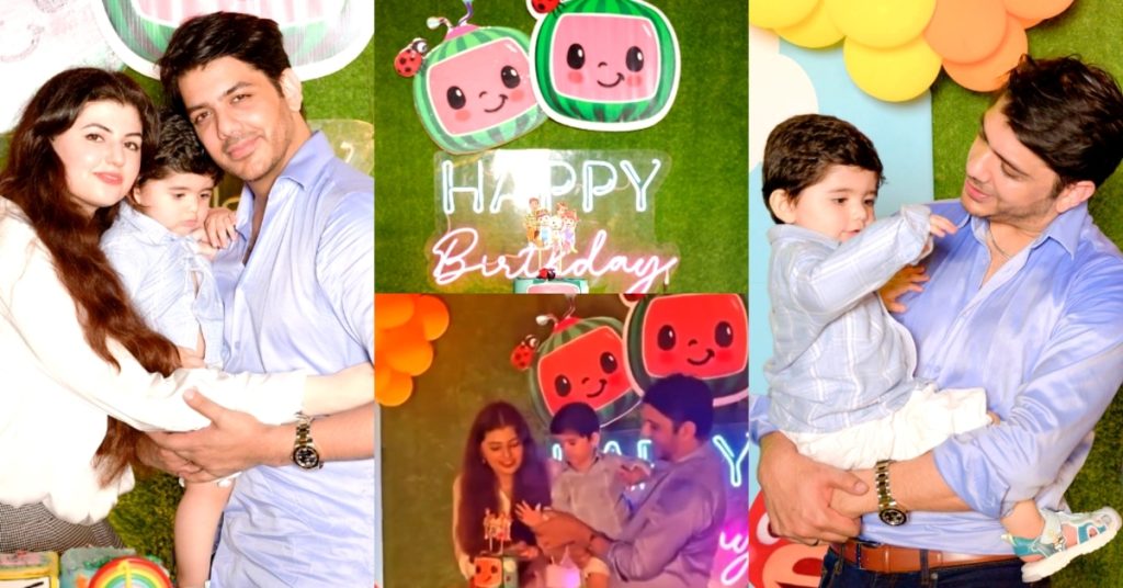 Goher Mumtaz & Anam Goher Celebrate Son Suleiman's First Birthday