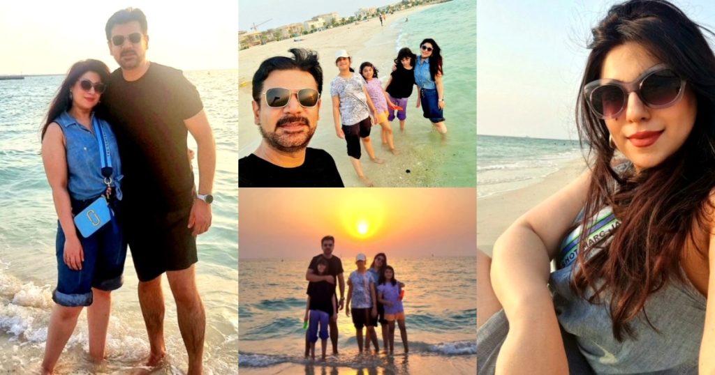 Vasay Chaudhry Family Pictures from Beach