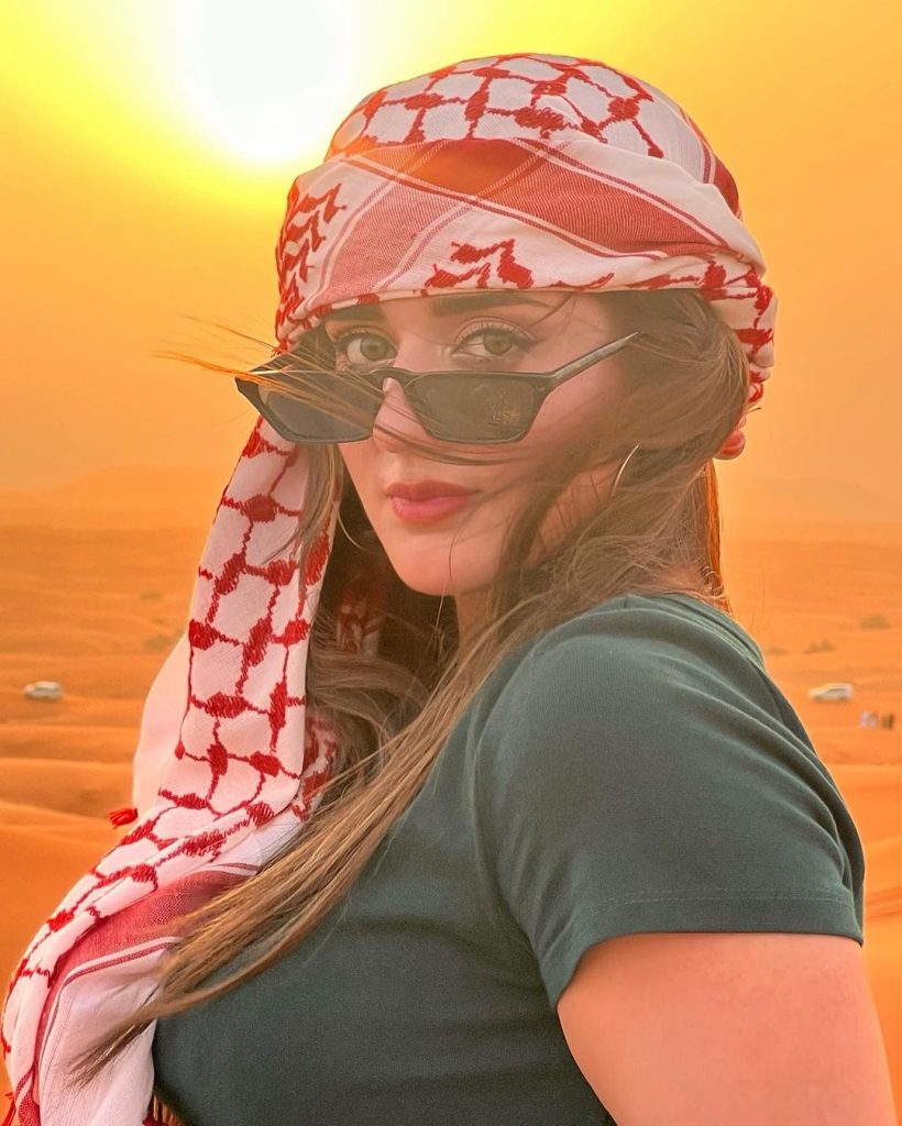 Jannat Mirza Photoshoot & Instagram Reel From Desert In Dubai