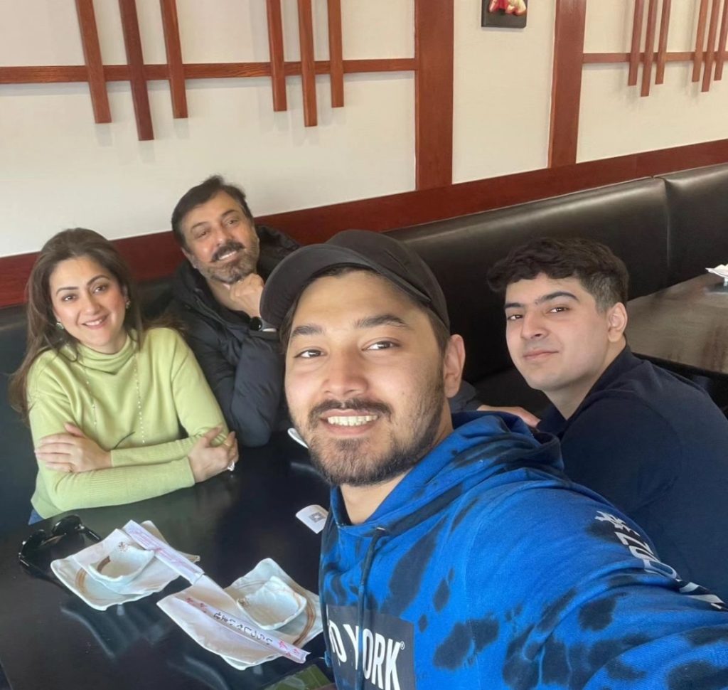 Nauman Ijaz Beautiful Family Pictures From USA