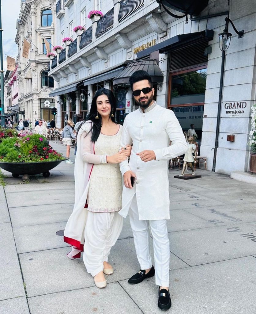 Sarah Khan and Falak Shabir New Pictures From Norway