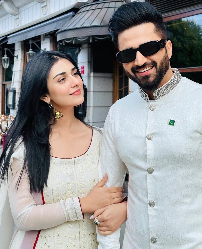 Sarah Khan and Falak Shabir New Pictures From Norway