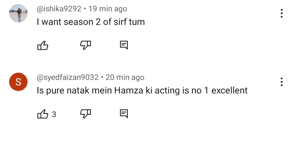 Sirf Tum Last Episode Public Reaction