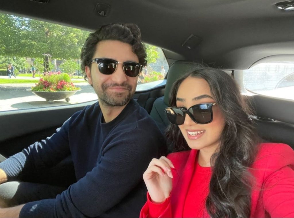 Sarah Khan, Falak & Ahad Raza Mir Pictures From Oslo, Norway