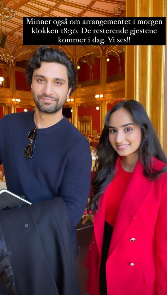 Sarah Khan, Falak & Ahad Raza Mir Pictures From Oslo, Norway