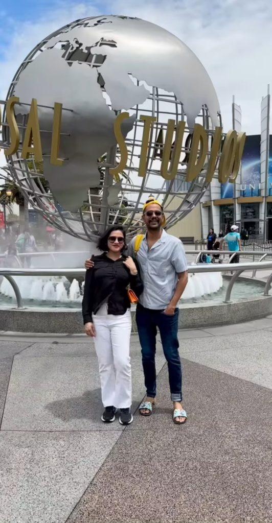 Ali Gul Pir New Pictures With Wife Azeemah Nakhoda from USA