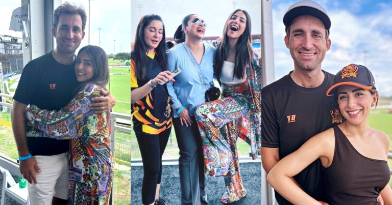 Ushna Shah And Hamza Amin Enjoy Cricket Together For New York Warriors