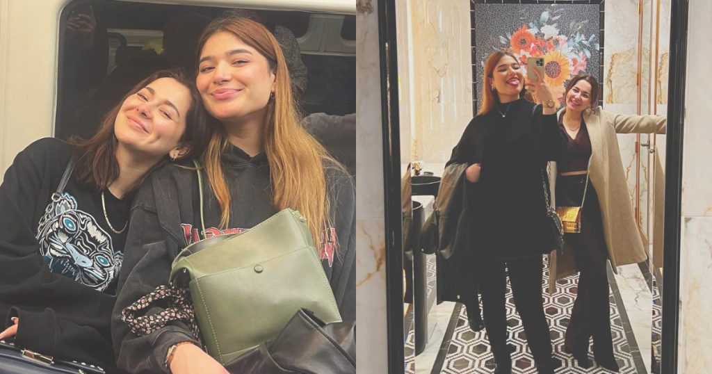 Hania Aamir Enjoys Vacations In UK With Her Sister Esha Aamir