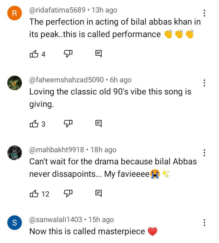Bilal Abbas Khan-Durefishan Starrer Ishq Murshid OST Out