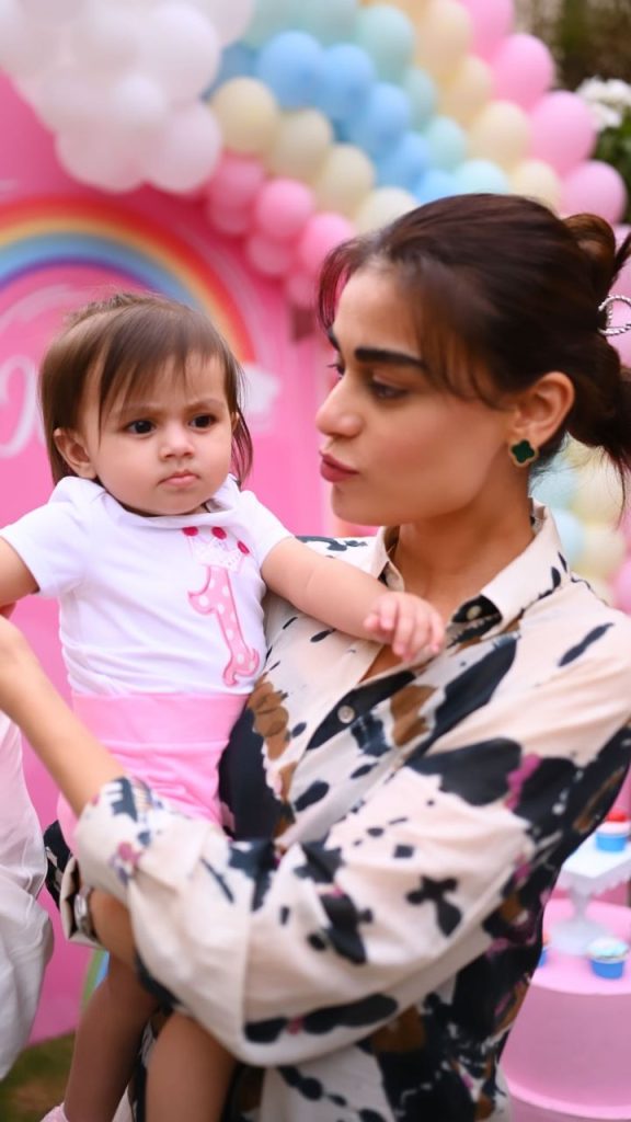 Sadaf Kanwal And Baby Zahra Attend A Birthday Party
