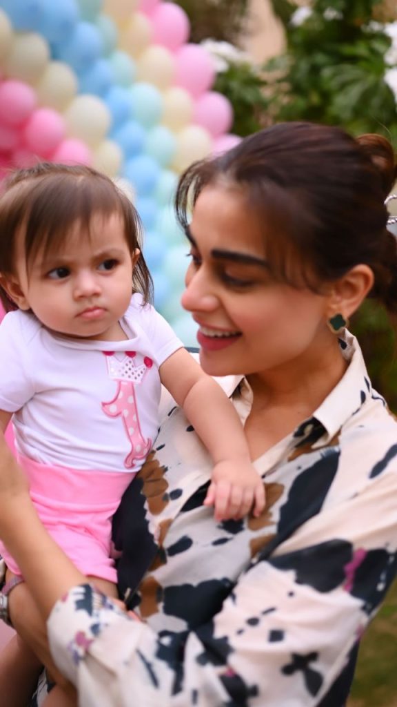 Sadaf Kanwal And Baby Zahra Attend A Birthday Party