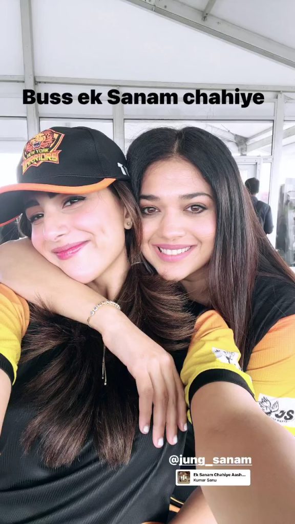 Pakistani And Indian Stars Spotted Supporting T10 League