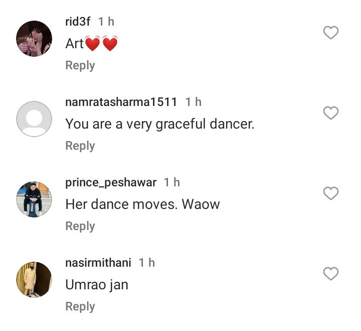 Zara Noor Abbas Dances Gracefully In Latest Video