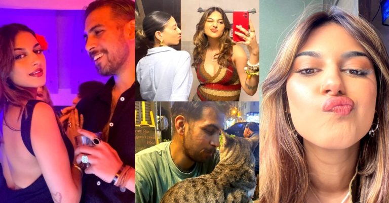 Anzela Abbasi Shares Stylish Clicks With Husband Tashfeen