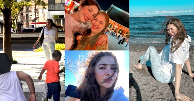 Naimal Khawar Enjoying Vacation In Tokyo With Family