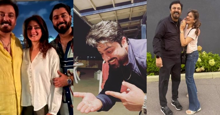 Nauman Ijaz New Family Pictures From Canada