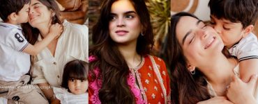 Syeda Aliza Sultan Adorable Pictures With Her Kids