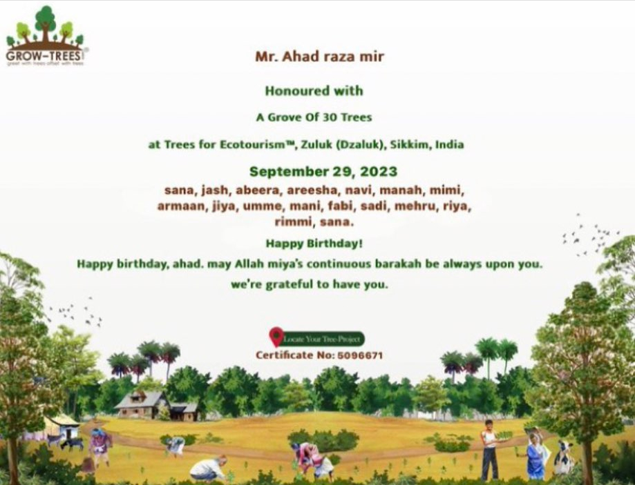 Indian Fans Make Ahad Raza Mir's Birthday Extra Special