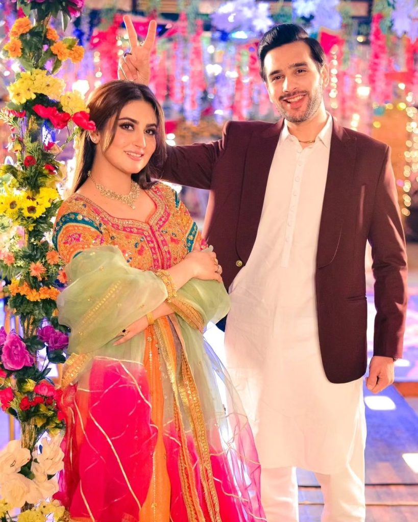 Hiba Bukhari And Usama Khan's Tere Ishq Ke Naam BTS