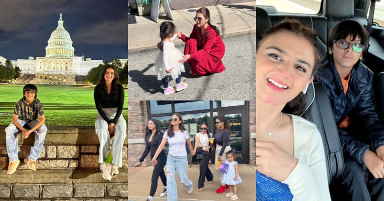 Hira Mani With Her Son In The USA