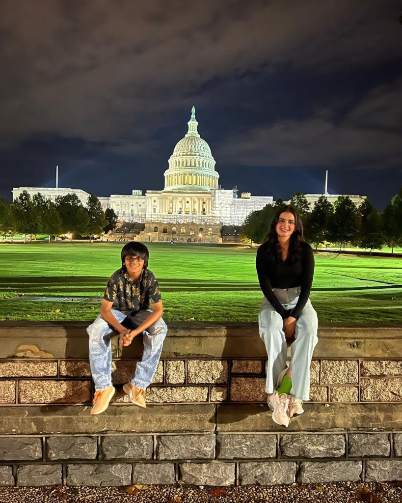 Hira Mani With Her Son In The USA