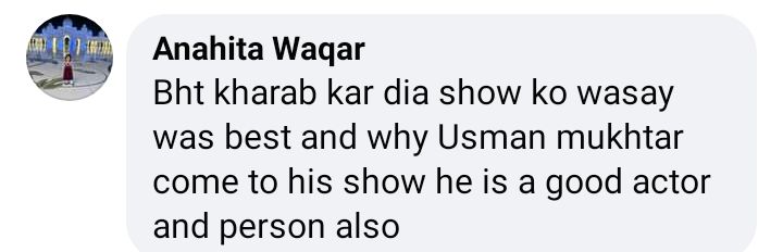 Imran Ashraf's Rudeness Towards Usman Mukhtar Disappoints Public