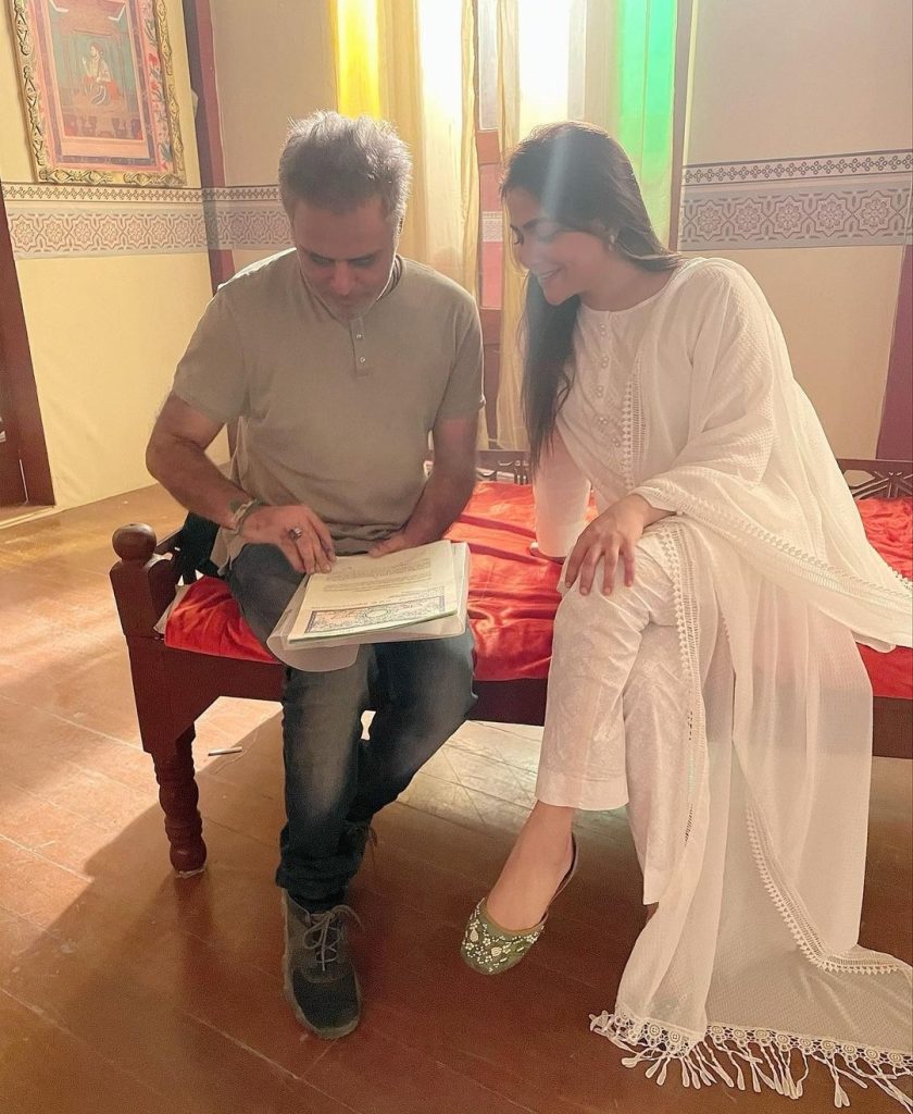 Humaima Malick Shares Jindo's BTS Pictures