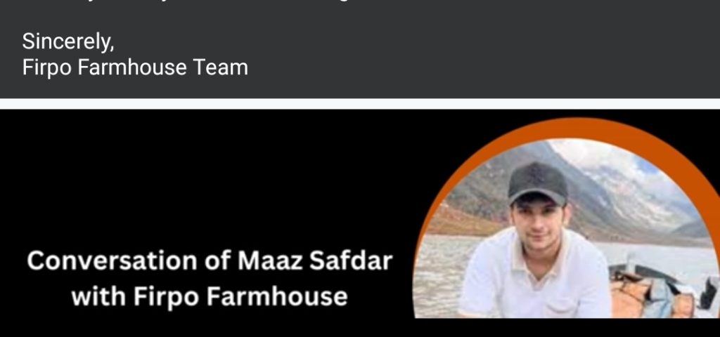 Maaz Safder Faces Criticism After Accusing Farm House Staff of Theft