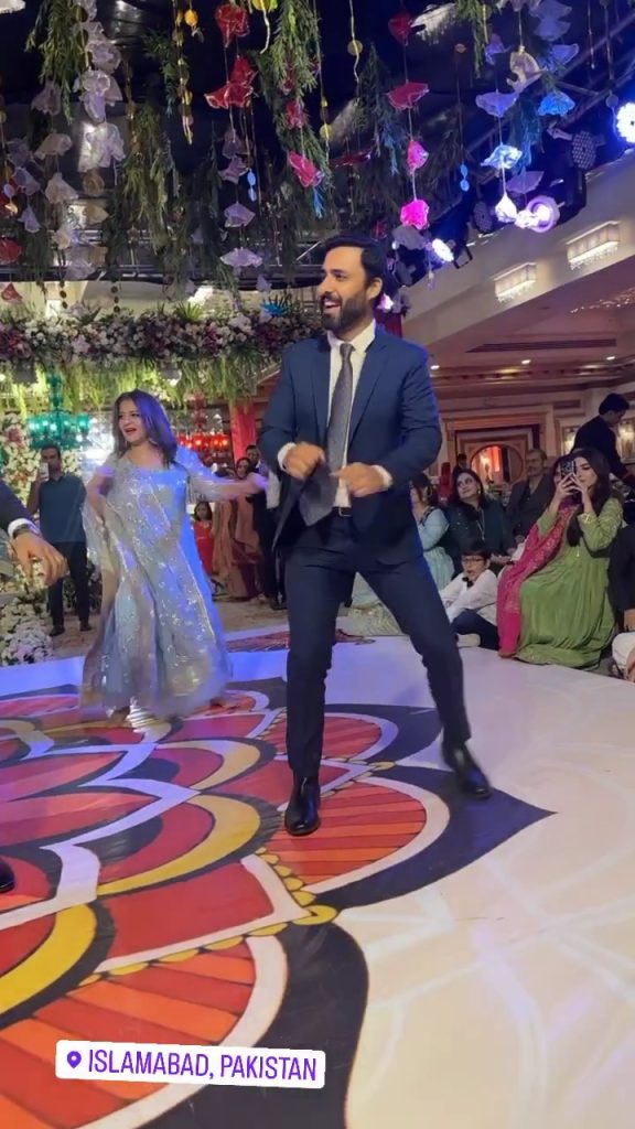Celebrities Dance At Uzair Jaswal Brother's Wedding