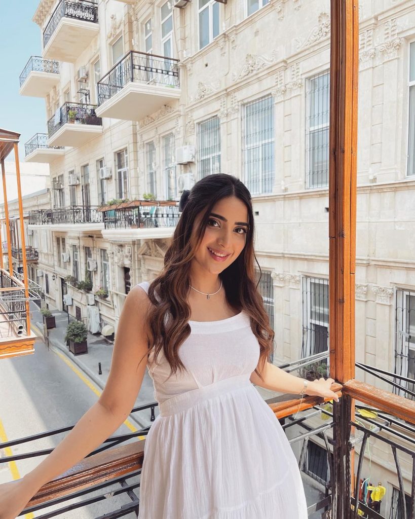 Saboor Aly Is A Fashionista On Baku Trip
