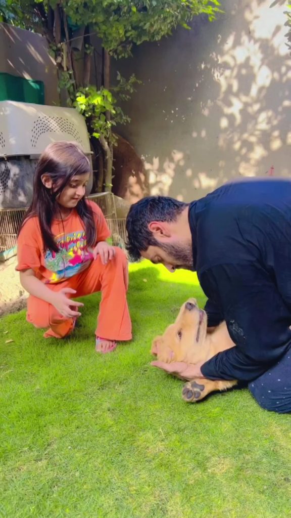 Wahaj Ali's Heart Melting Moments With Puppies