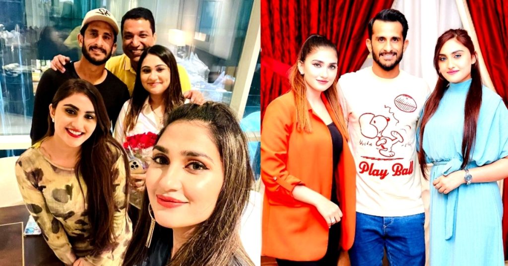 Hassan Ali New Family Pictures With In-laws From India